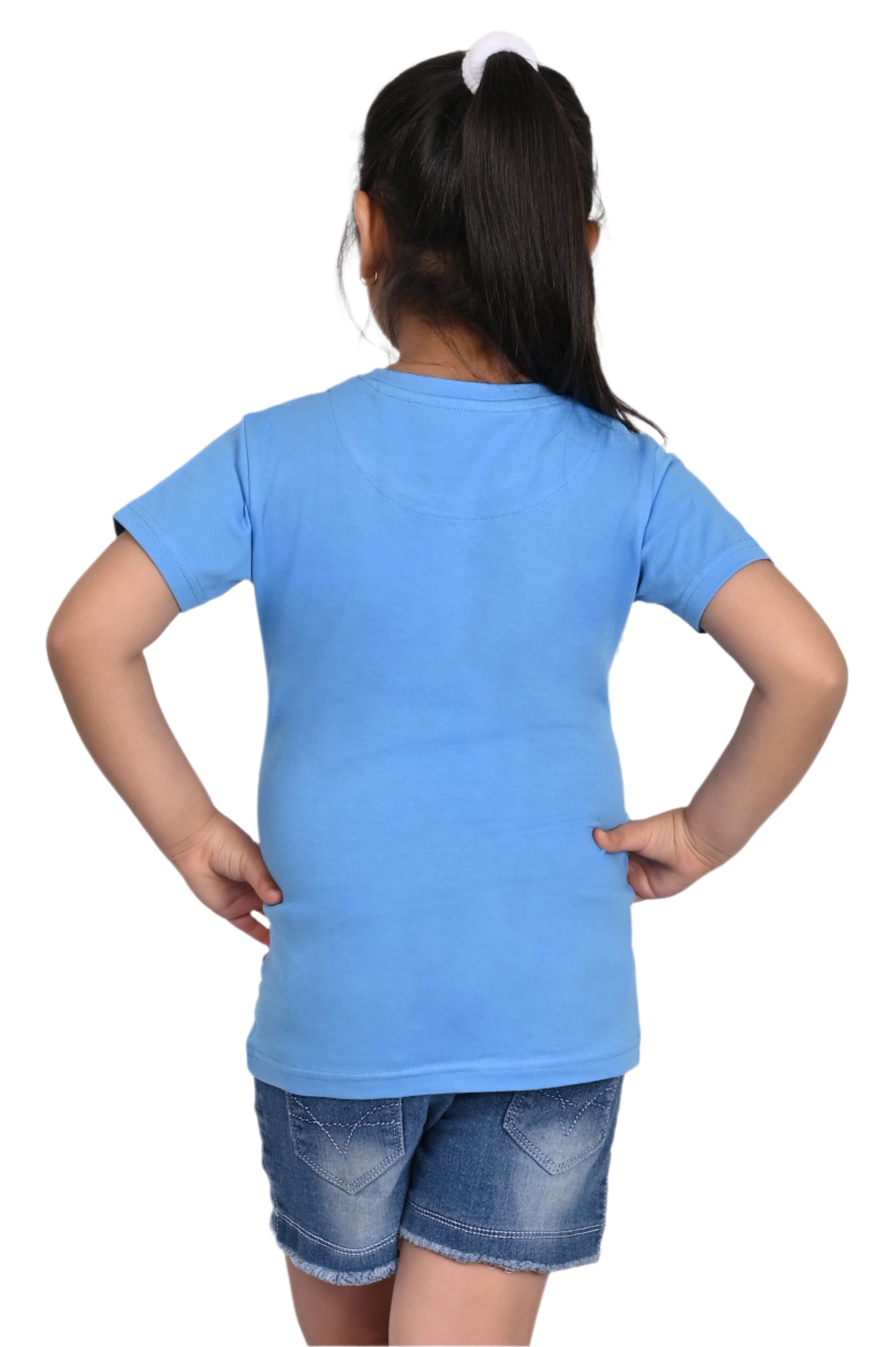Denim blue Printed T-Shirt