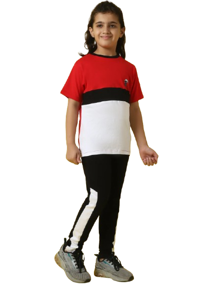Red and White Boys Co Ord-Set