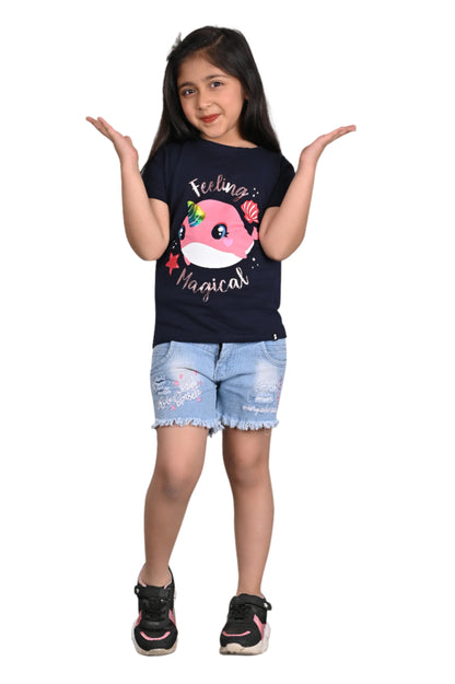 Black Printed T-shirt