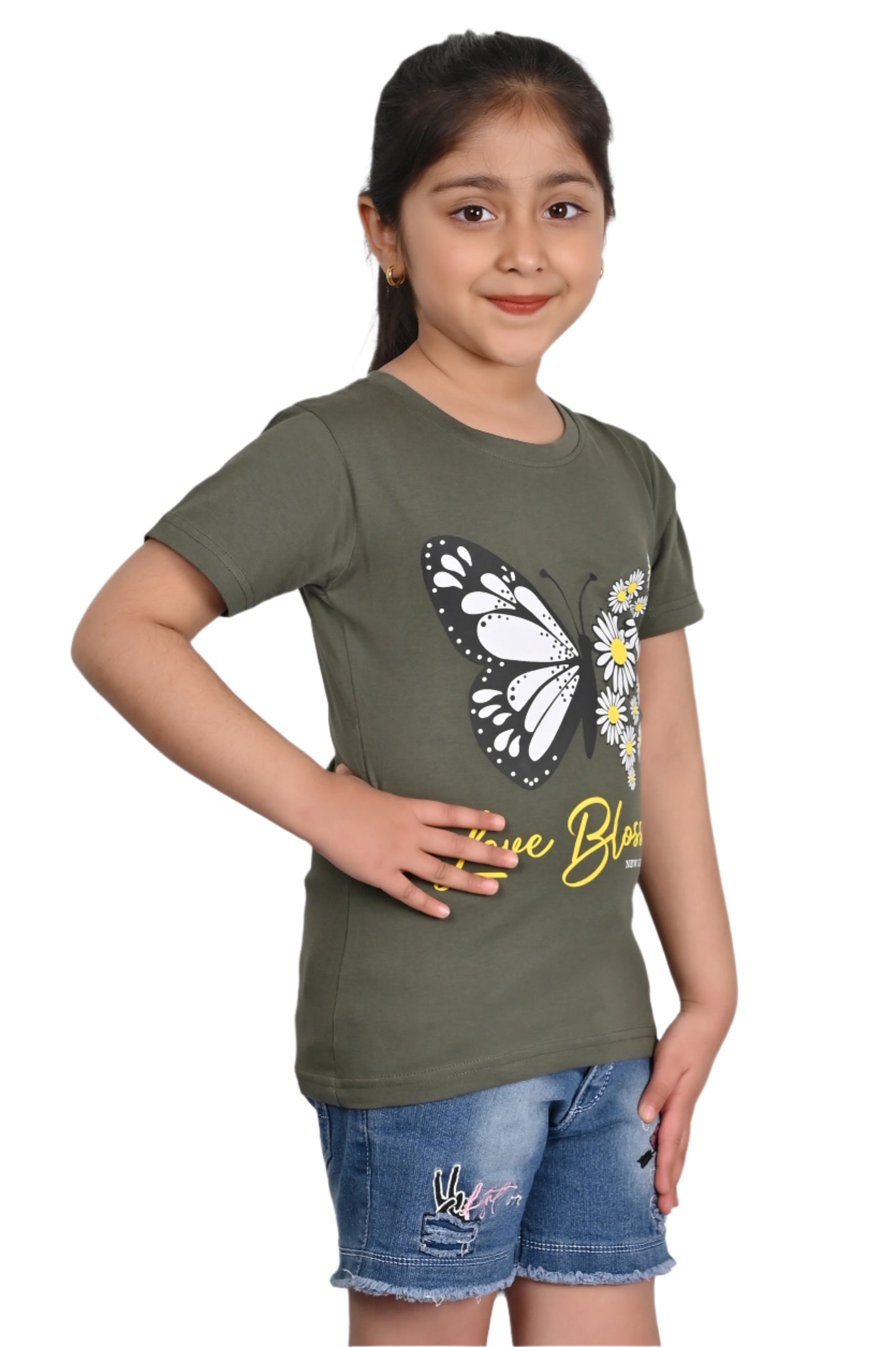Green Printed T-Shirt