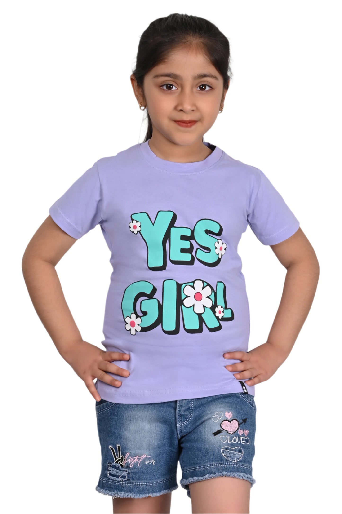 lavender Printed T-Shirt
